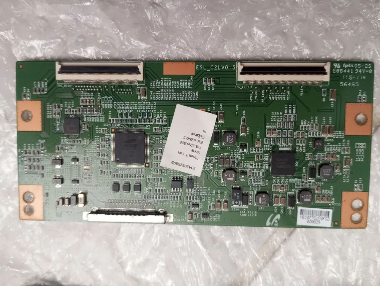 Placa T-Con Sony Bravia KDL-32EX525 Modelo ESL_C2LV0.5
