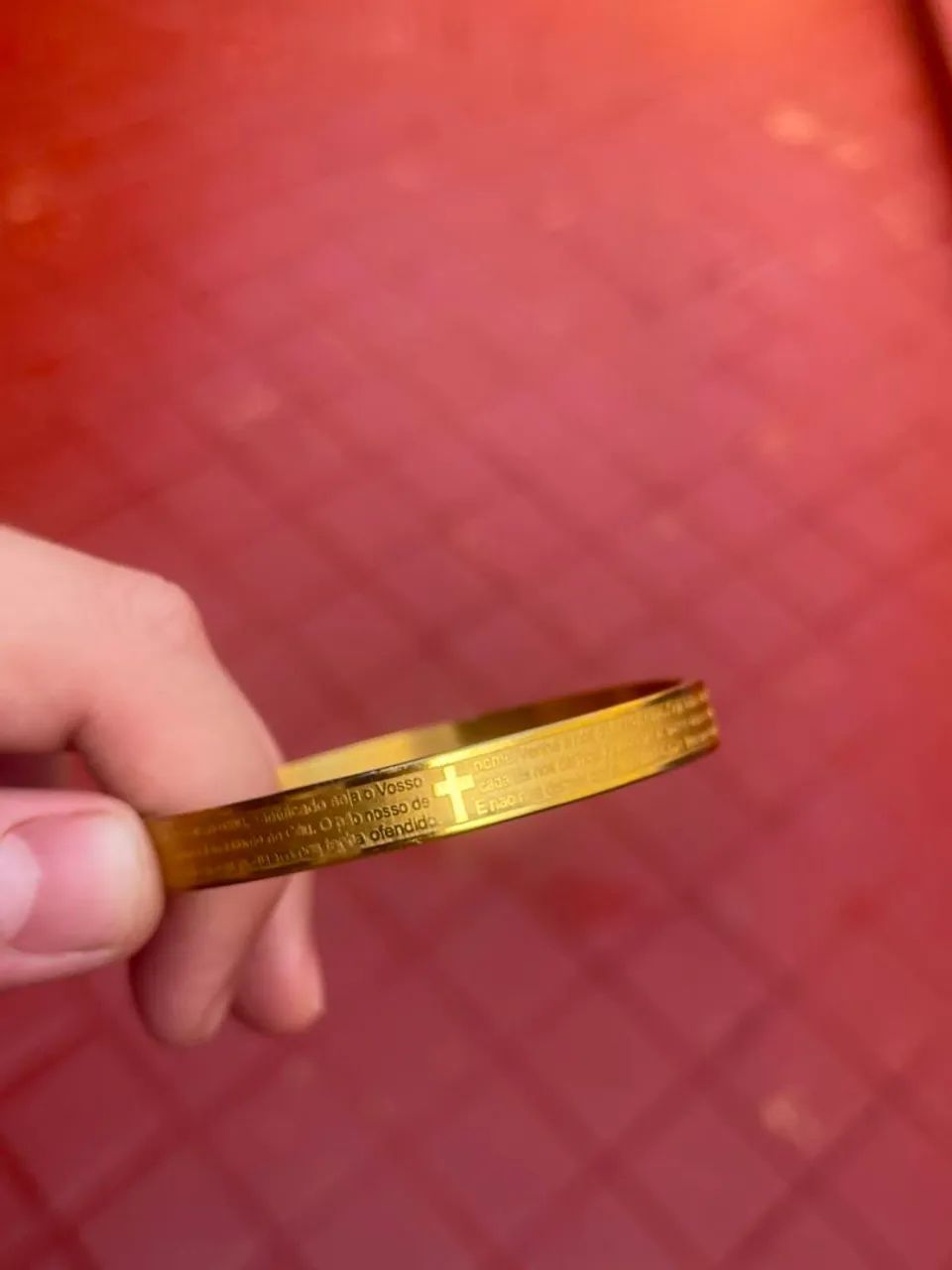 Pulseira banhada a ouro