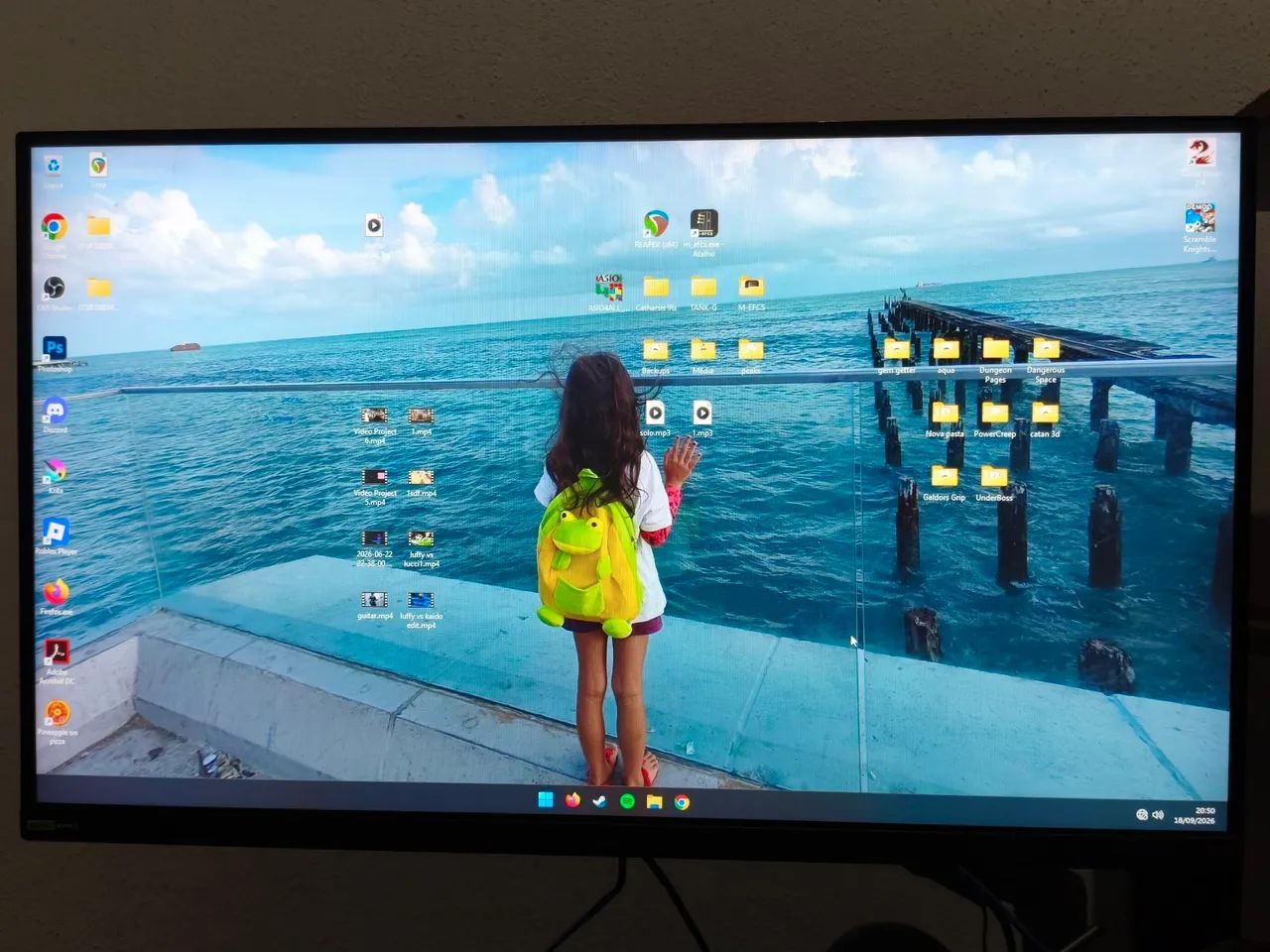 Monitor LG, 27 polegadas 180hz