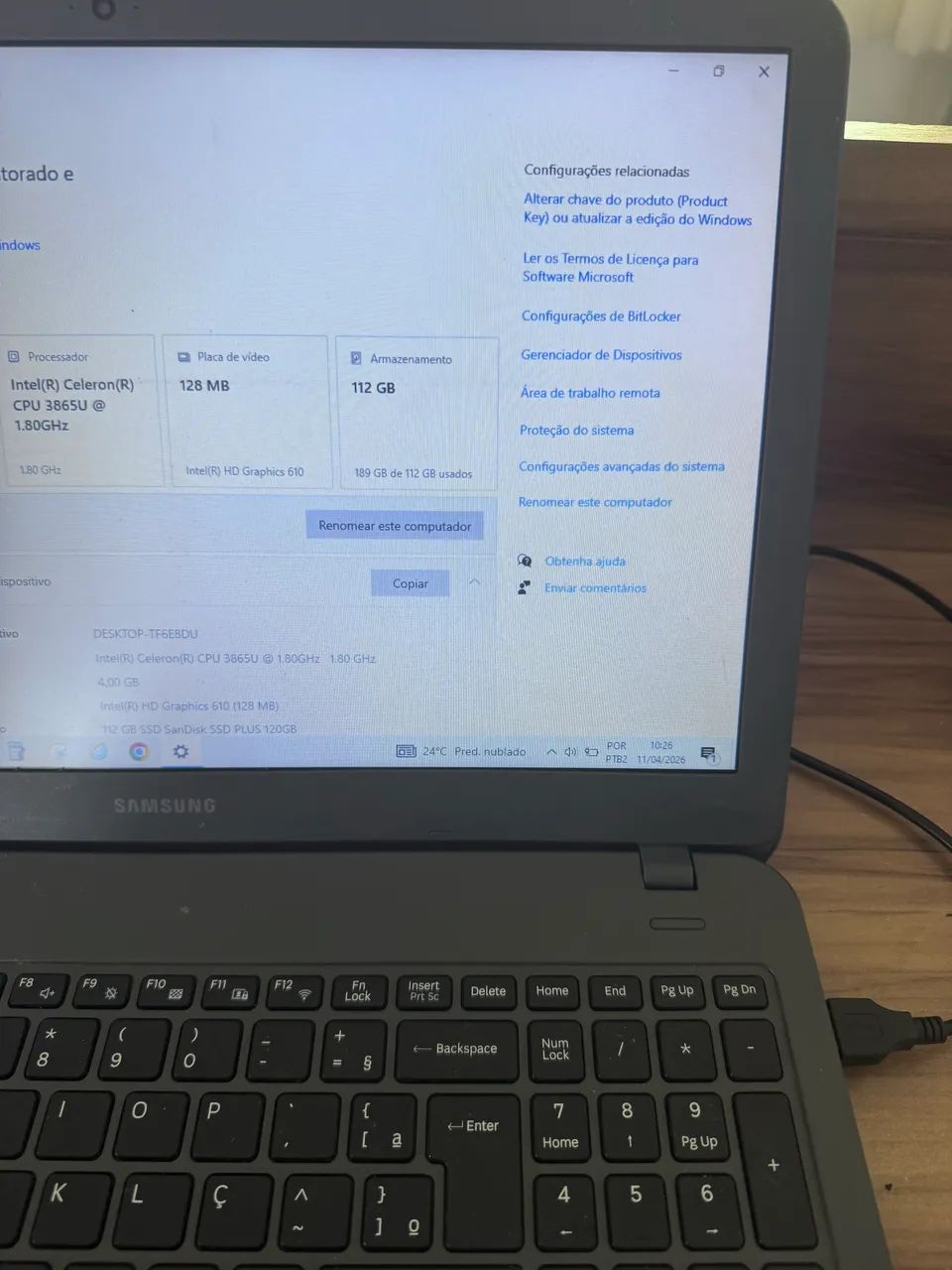 Notebook Samsung  - Foto 5