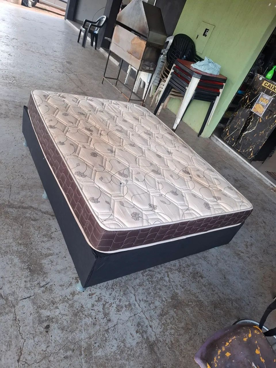 Cama Box casal com colchão  - Foto 3