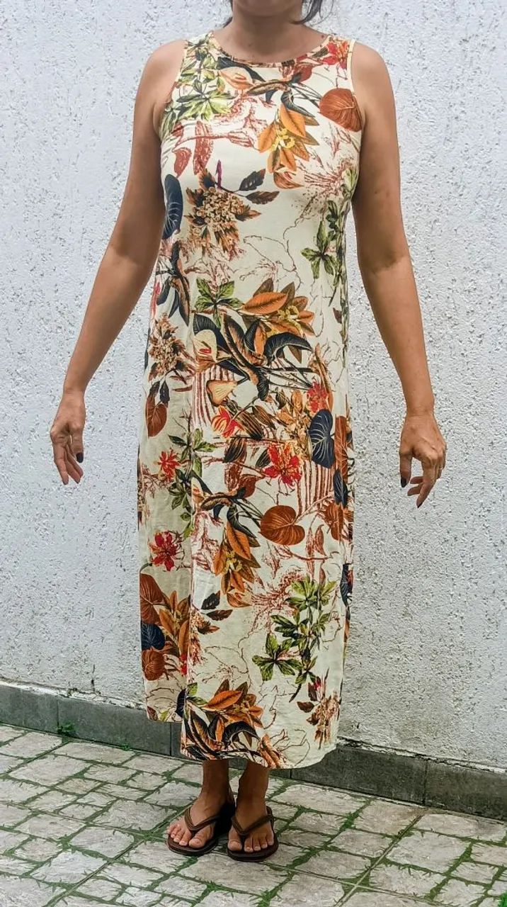 Vestido fresquinho de algodão.