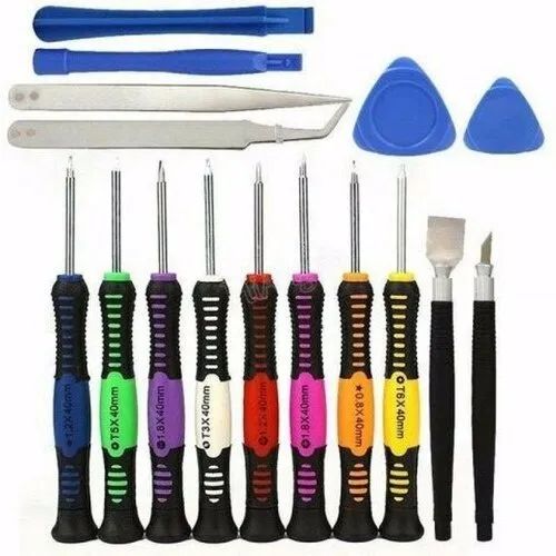 Kit Chaves Ferramenta 16 Peças Abrir Celular Iphone Precisão - Foto 2