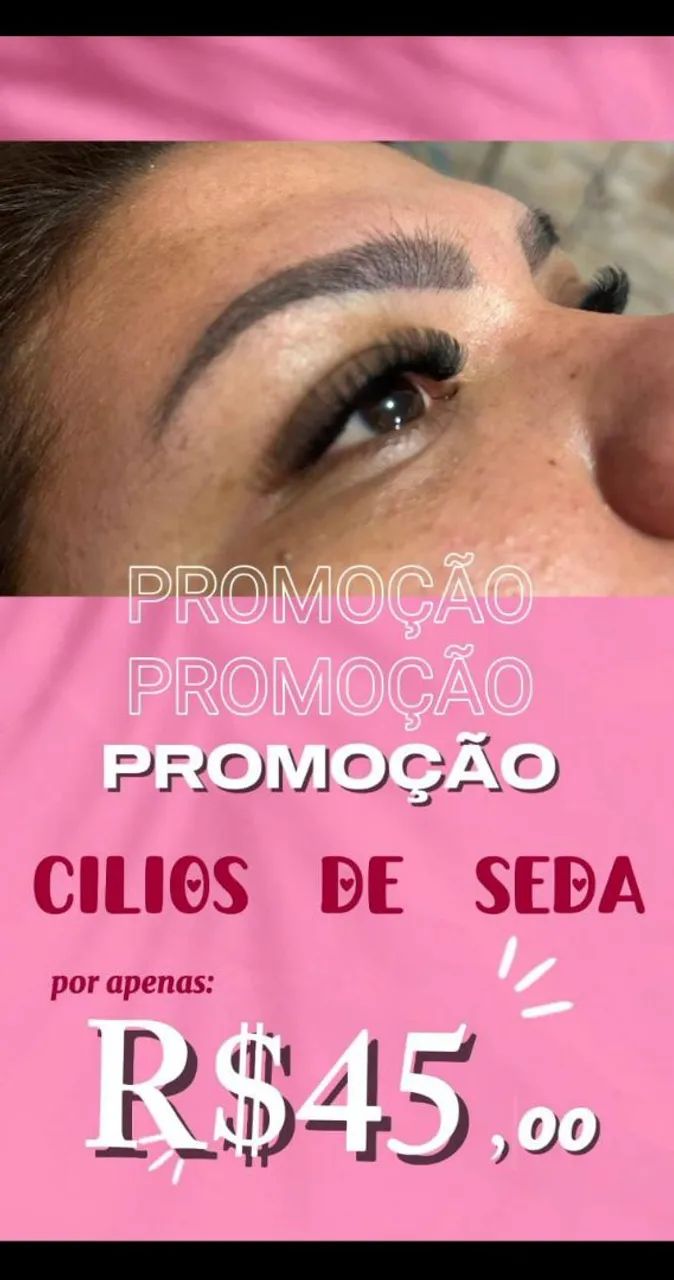 Cílios Seda e henna