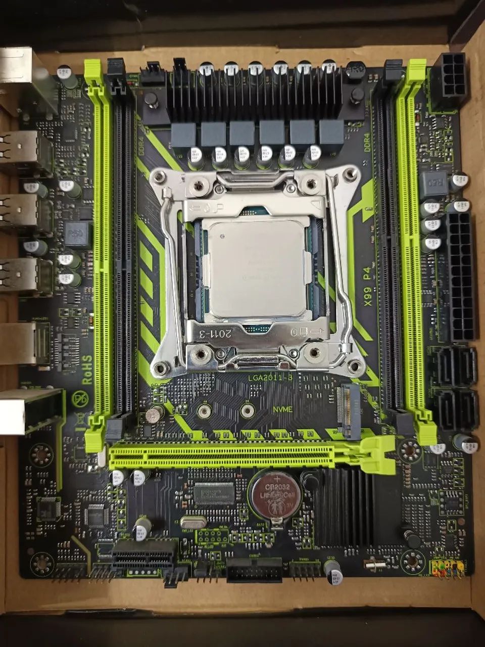 Kit de placa-mãe X99 P4 + Intel Xeon E5 2650 V4 - Foto 5