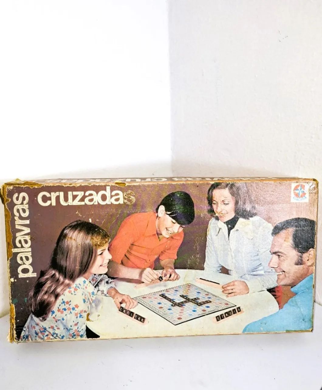 Antigo Jogo Palavras Cruzadas da marca Estrela.