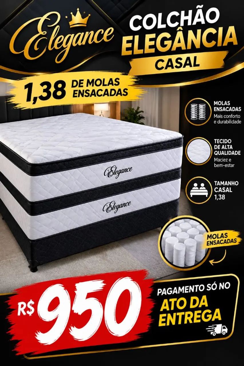 Colchão elegânce/, Colchão clássico de molas 