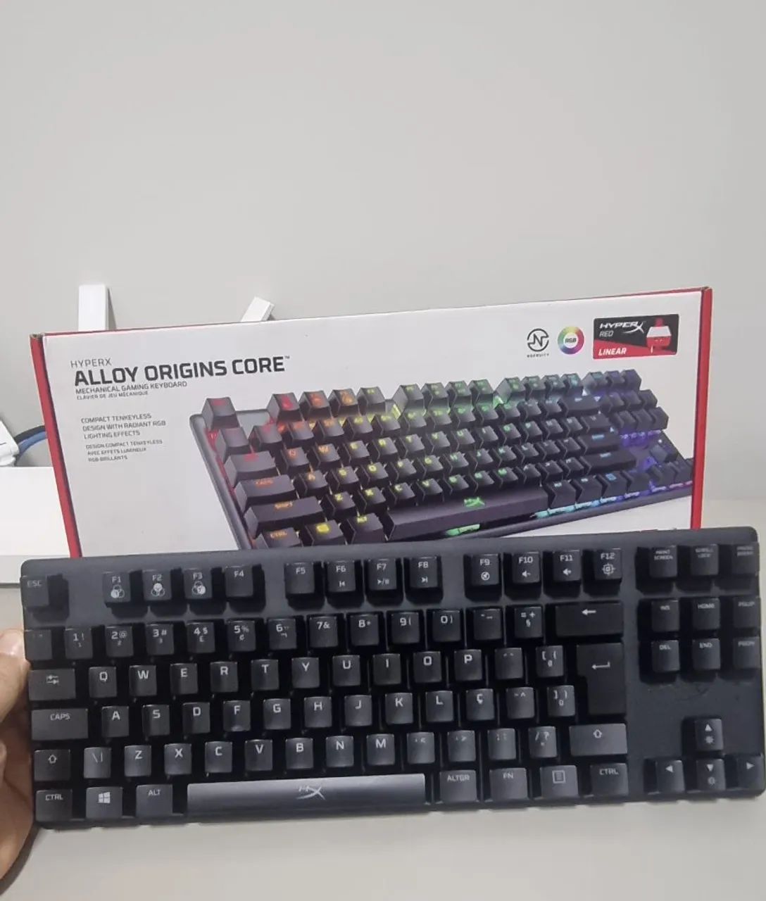 Teclado Mecânico HyperX Alloy Origins Core | Switch Red Linear - Foto 4