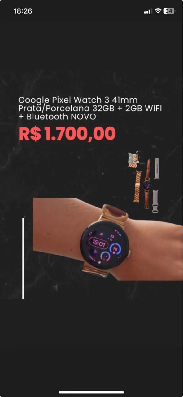 Google pixel Watch 3 - Smartwatches - Mangabeira, João Pessoa