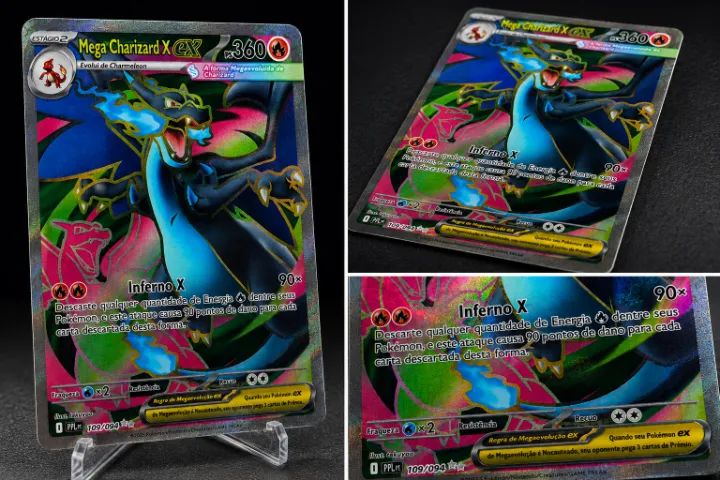 Carta pokemon mega Charizard X  - Foto 3