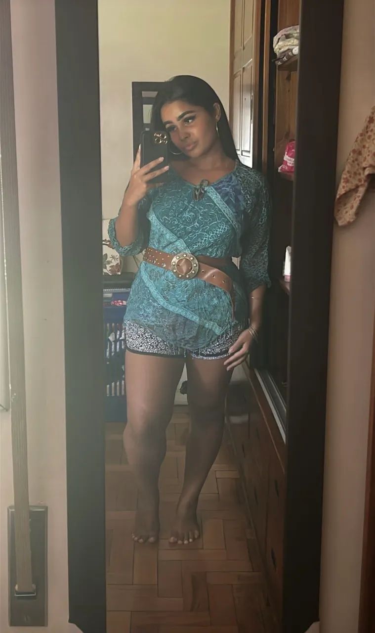 Bata boho de onça azul  - Foto 4