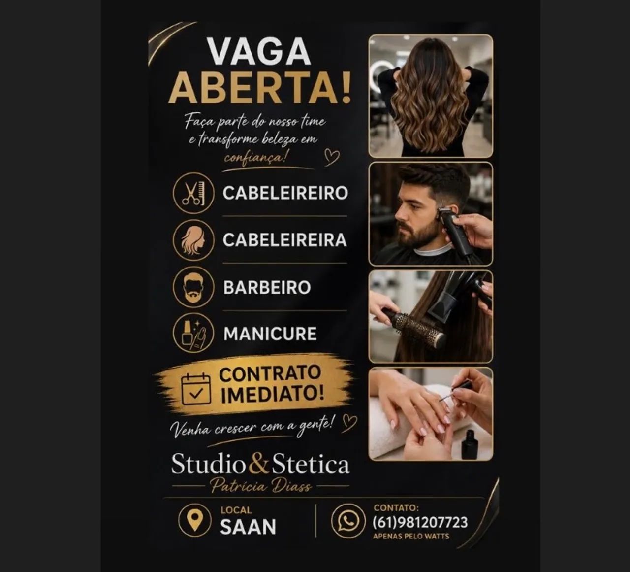 Contrata-se profissionais