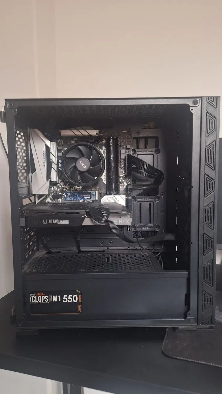 PC GAMER RYZEN 5 5600G COM RTX 3070 16GB DE RAM - Foto 2