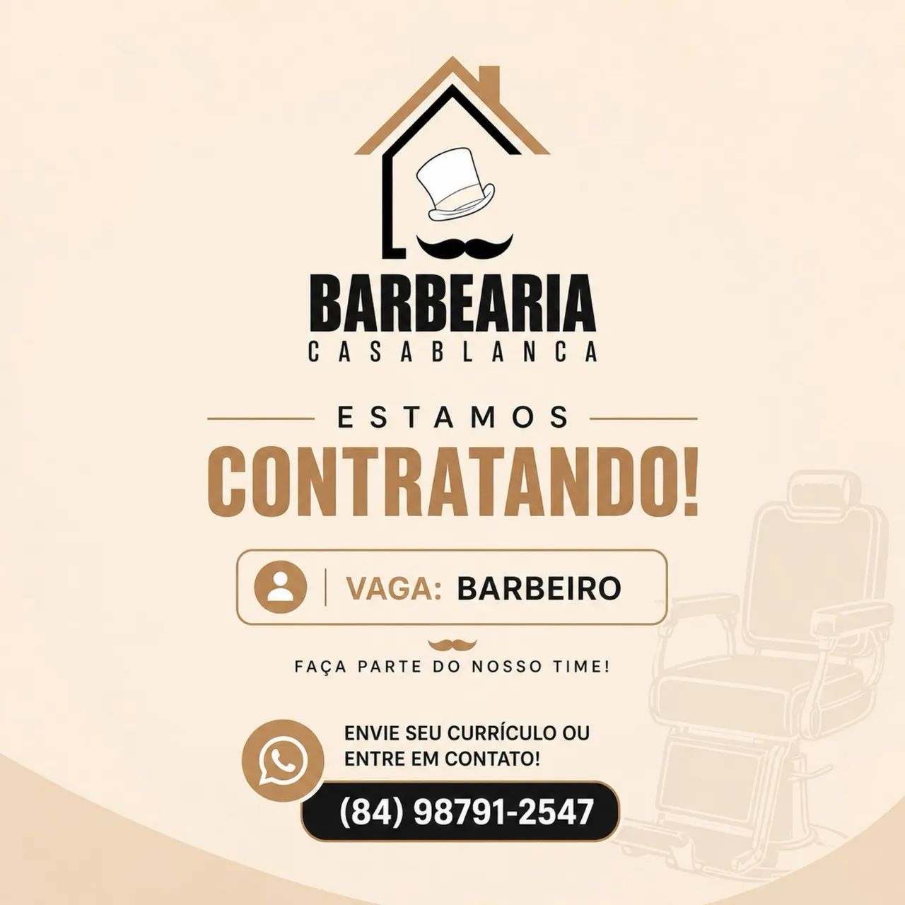 Vaga para Barbeiro !