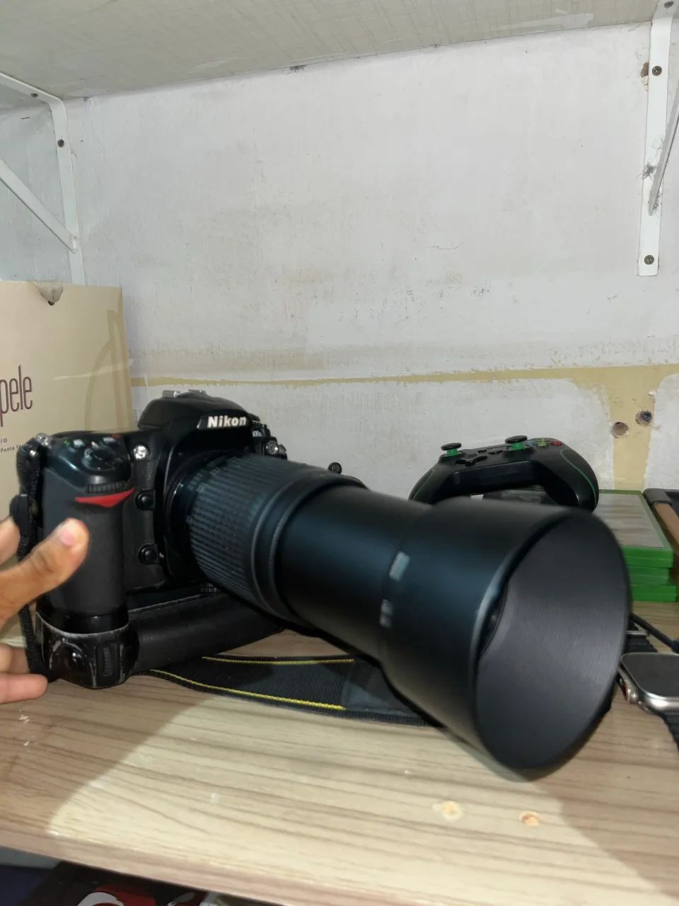 OPORTUNIDADE! Câmera Nikon D300s+Lente 18-140+Lente70-300+Gimbal - Foto 3