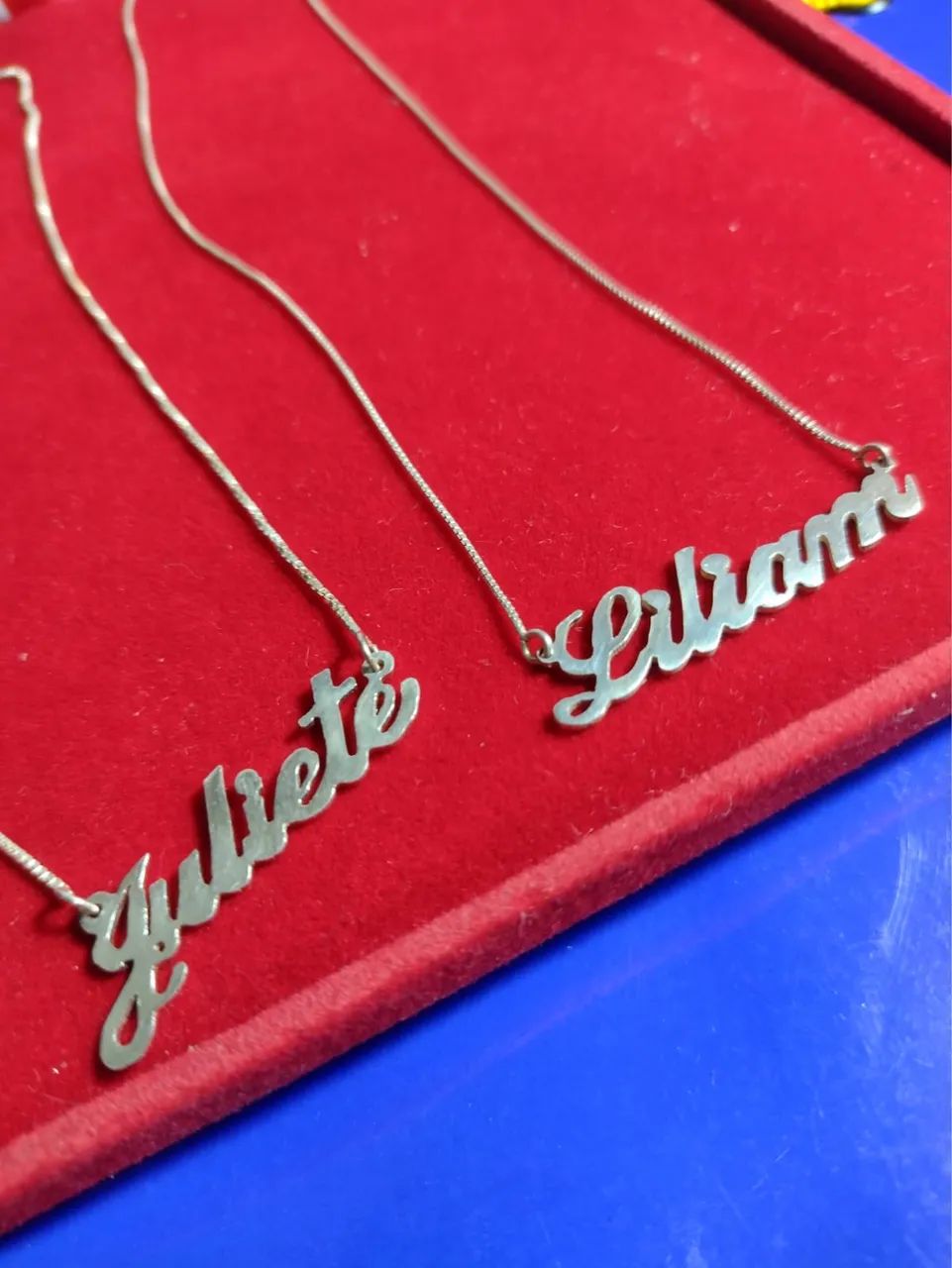Colar com Nome Prata 950 Todos os Nomes 45 Cm