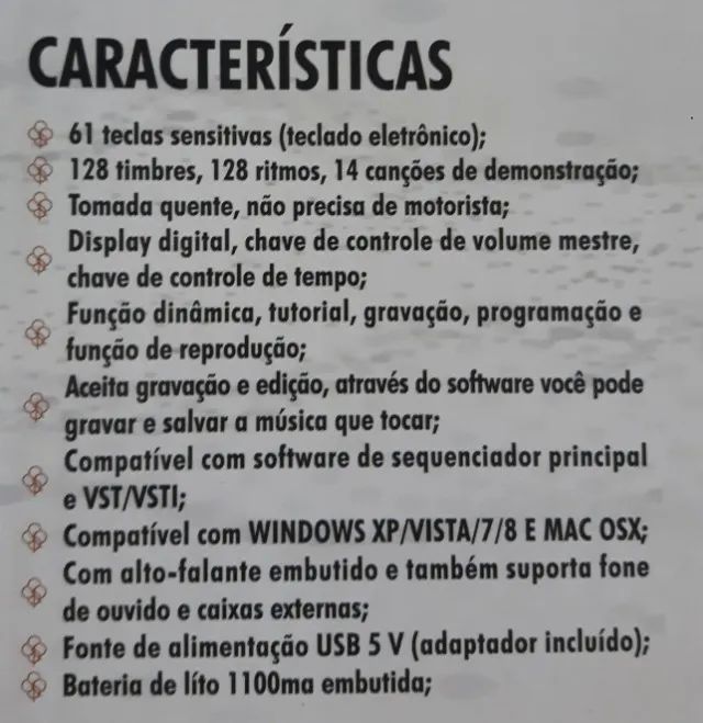 Teclado sensitivo 61 teclas Spring - Foto 4
