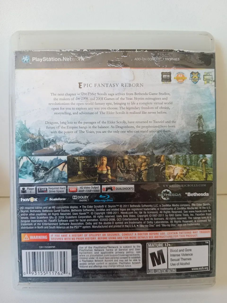 Jogo Skyrim PS3 - Foto 3