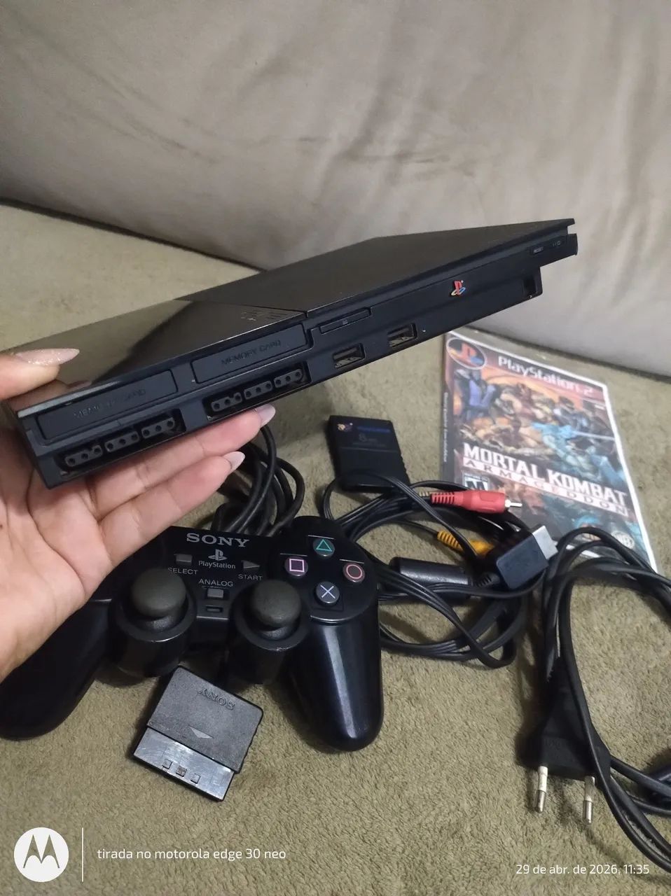 Playstation 2 slim completo funcionando perfeitamente  - Foto 2