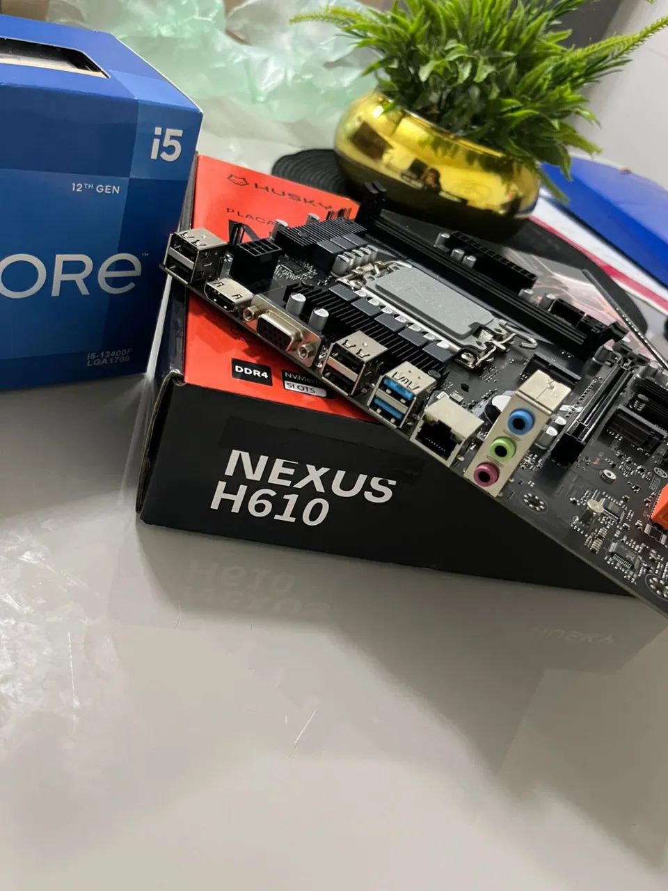 Kit Upgrade Intel Core i5 12400F + H610M - Foto 2