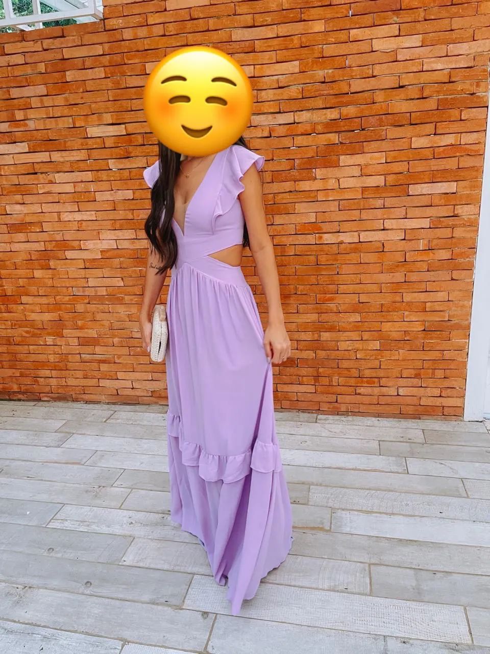 Vestido de festa lilás 