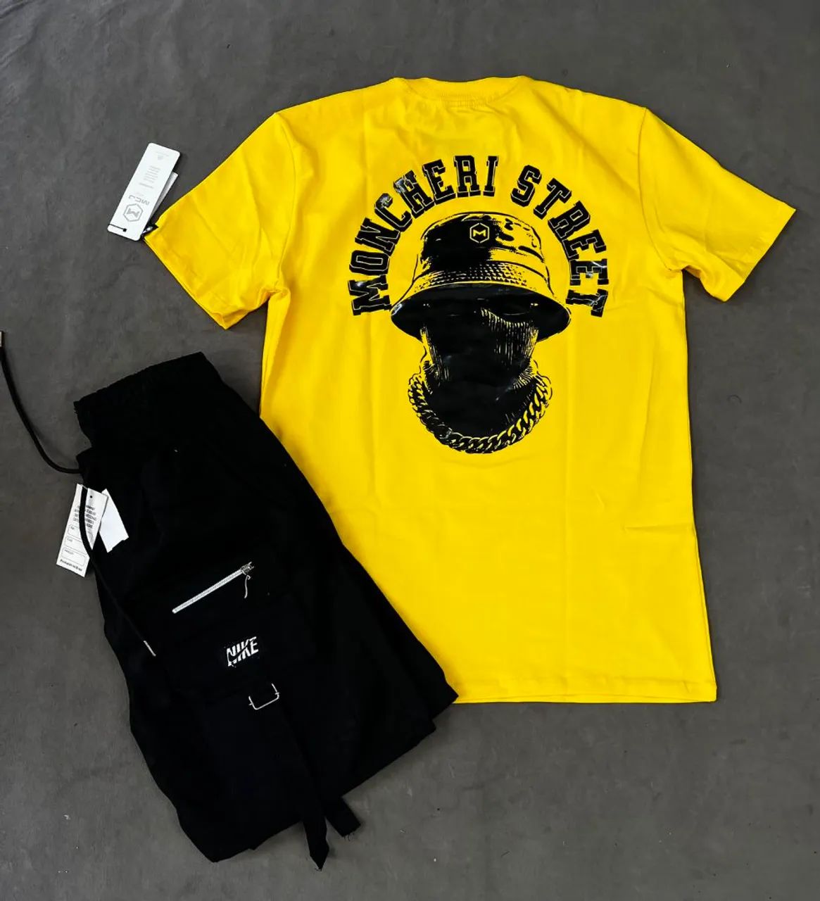 Kits de bermudas jeans e camisa personalizadas - Foto 3