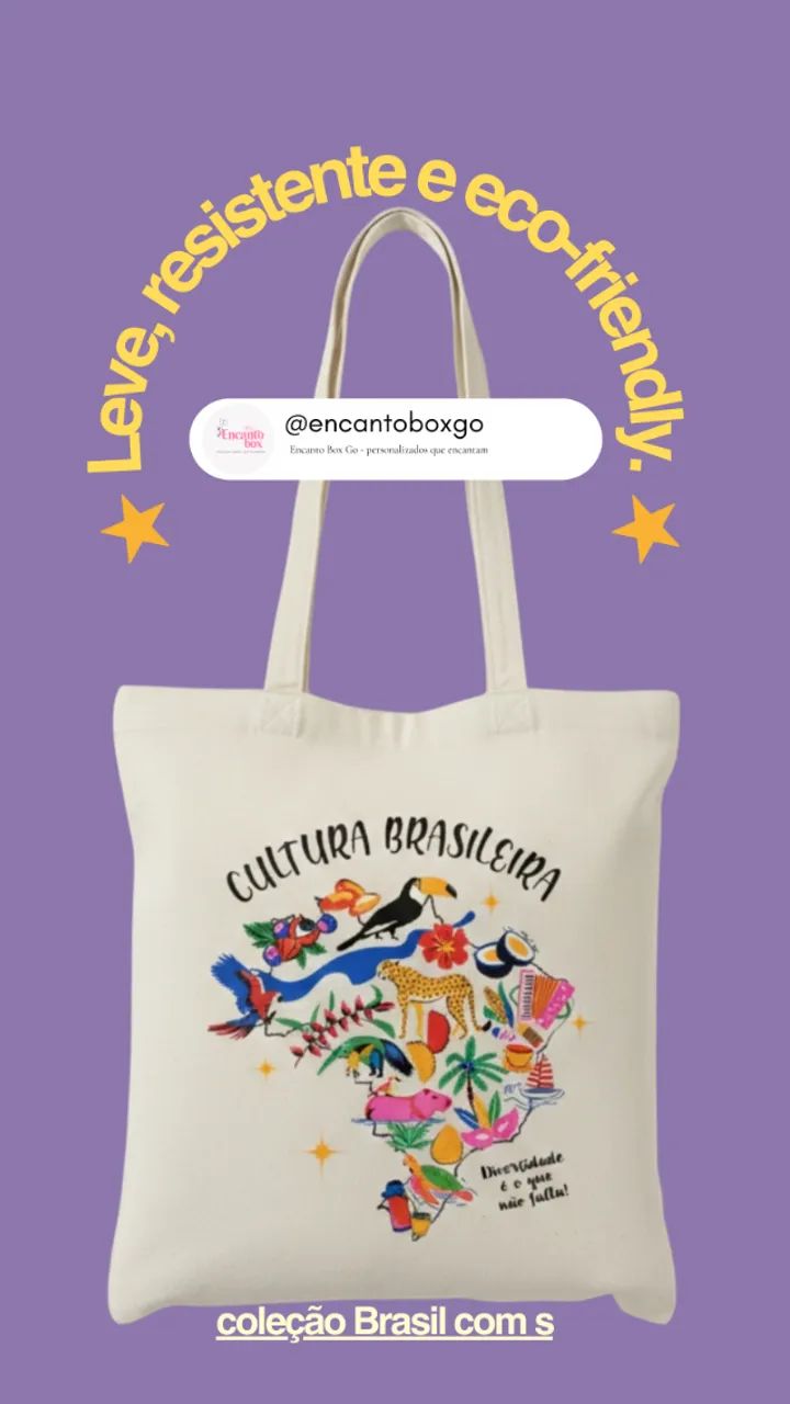 Ecobag - "Brasil com s" - Foto 3