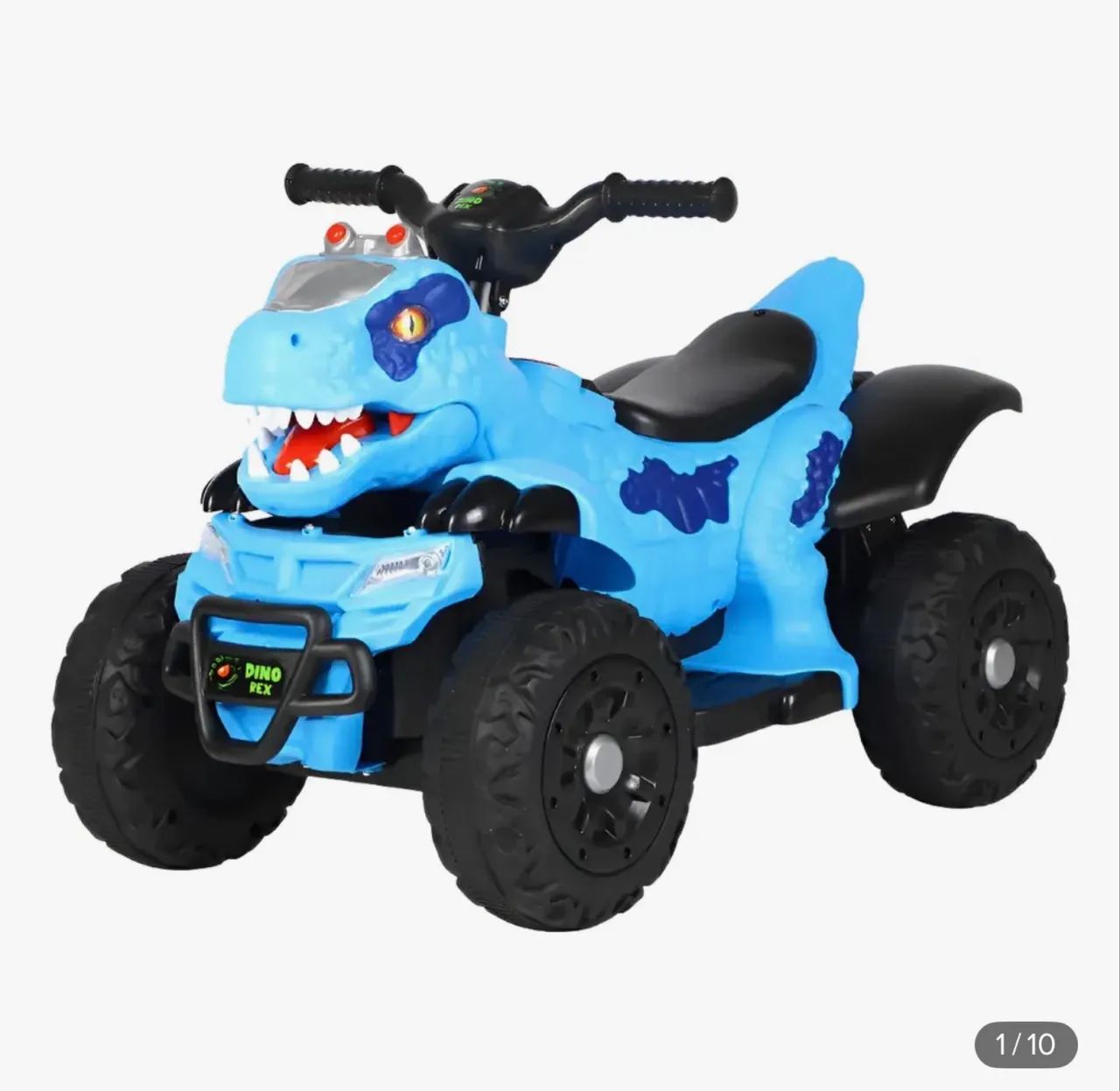 Quadriciclo Elétrico Infantil Dino azul