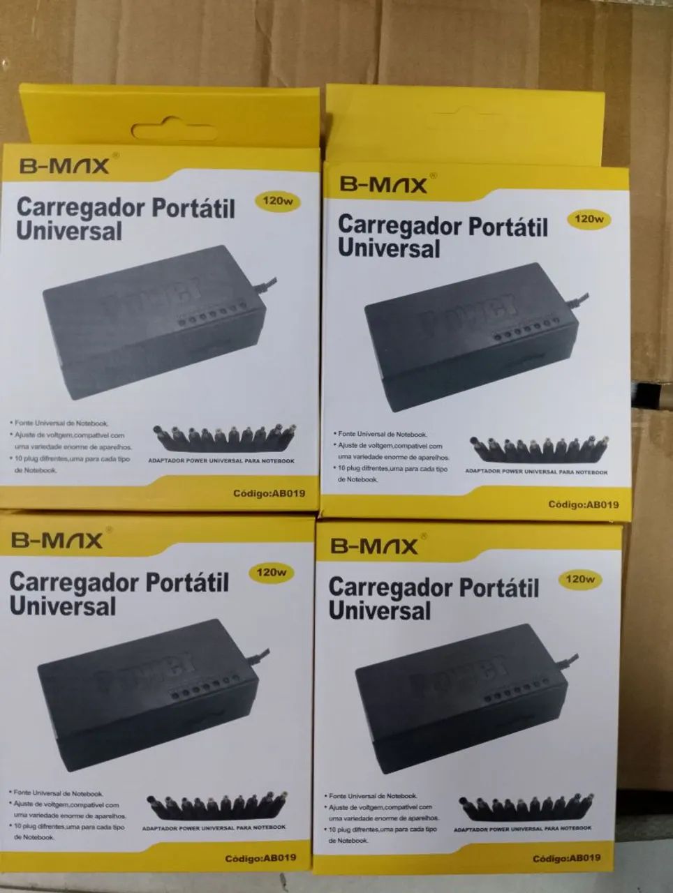 Carregador universal notebook 45 reais 