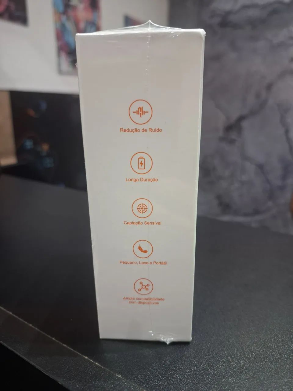 Microfone de lapela duplo com entradas (Lightning e Tipo c) - Foto 3