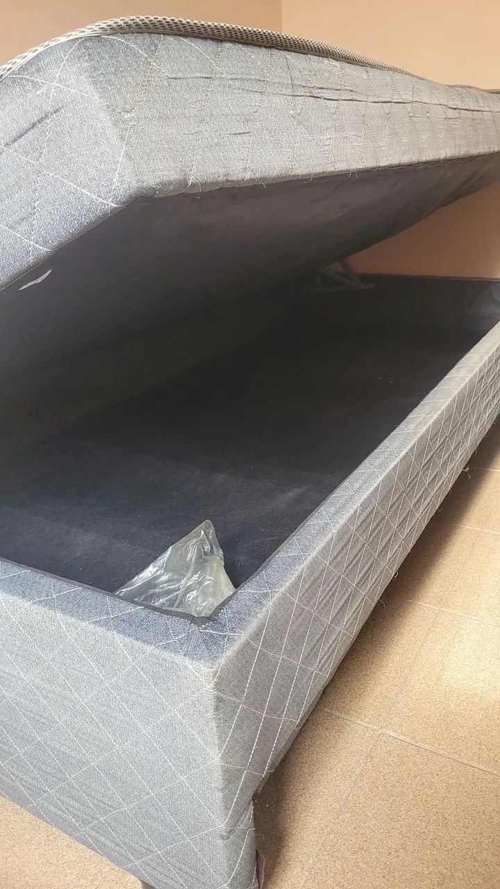 Cama baú de solteiro (Para reparo) - Foto 2