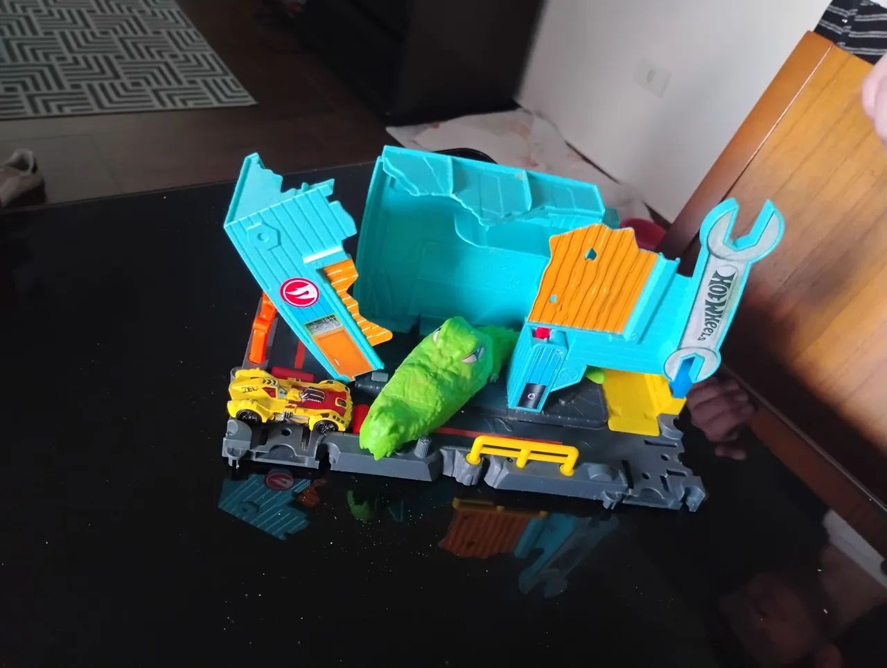 Oficina hot Wheels jacaré  - Foto 2