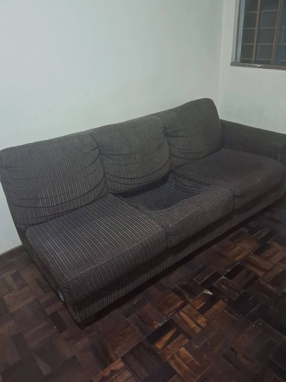 DOAÇÃO Sofá 3 lugares mais Chaise em L - Foto 2