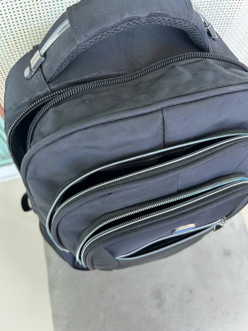 Mochila Preta Notebook  4 divisórias  - Foto 5