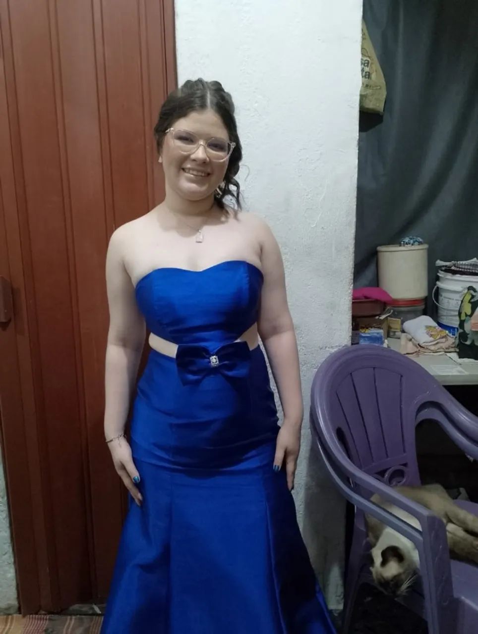 Vestido festa azul  - Foto 2