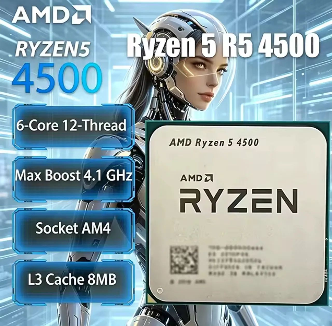 Ryzen 5 4500 no jingle  - Foto 2