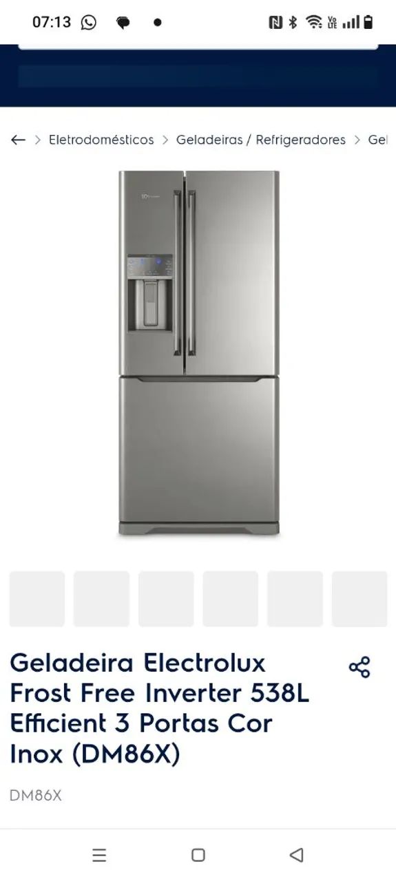 Refrigerador Electrolux Home Pro 