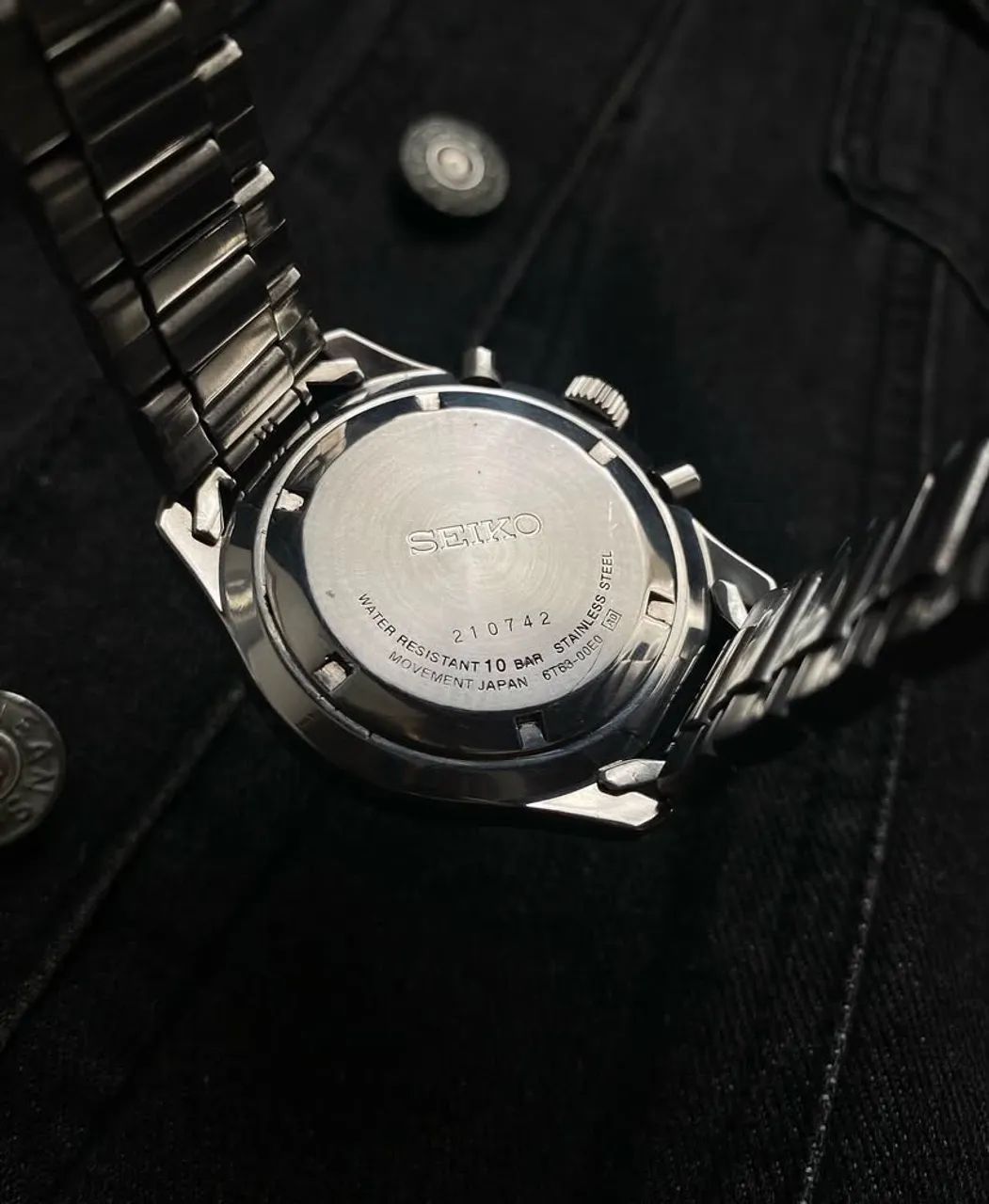 Relógio SEIKO BLACK  SSB049 - Foto 3