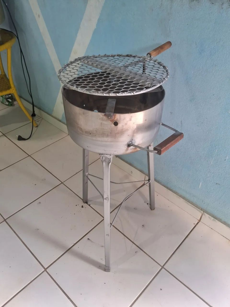 Churrasqueira 2x1 em aço inox  - Foto 3
