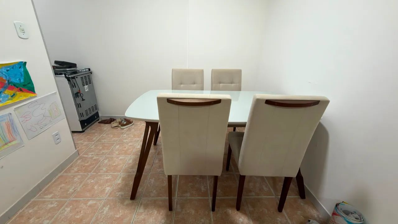 Mesa retangular 4 cadeiras - Foto 2