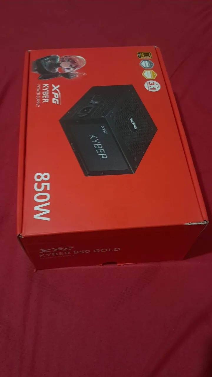 Vendo fonte 850w xpg kyber 80 plus gold - Foto 3