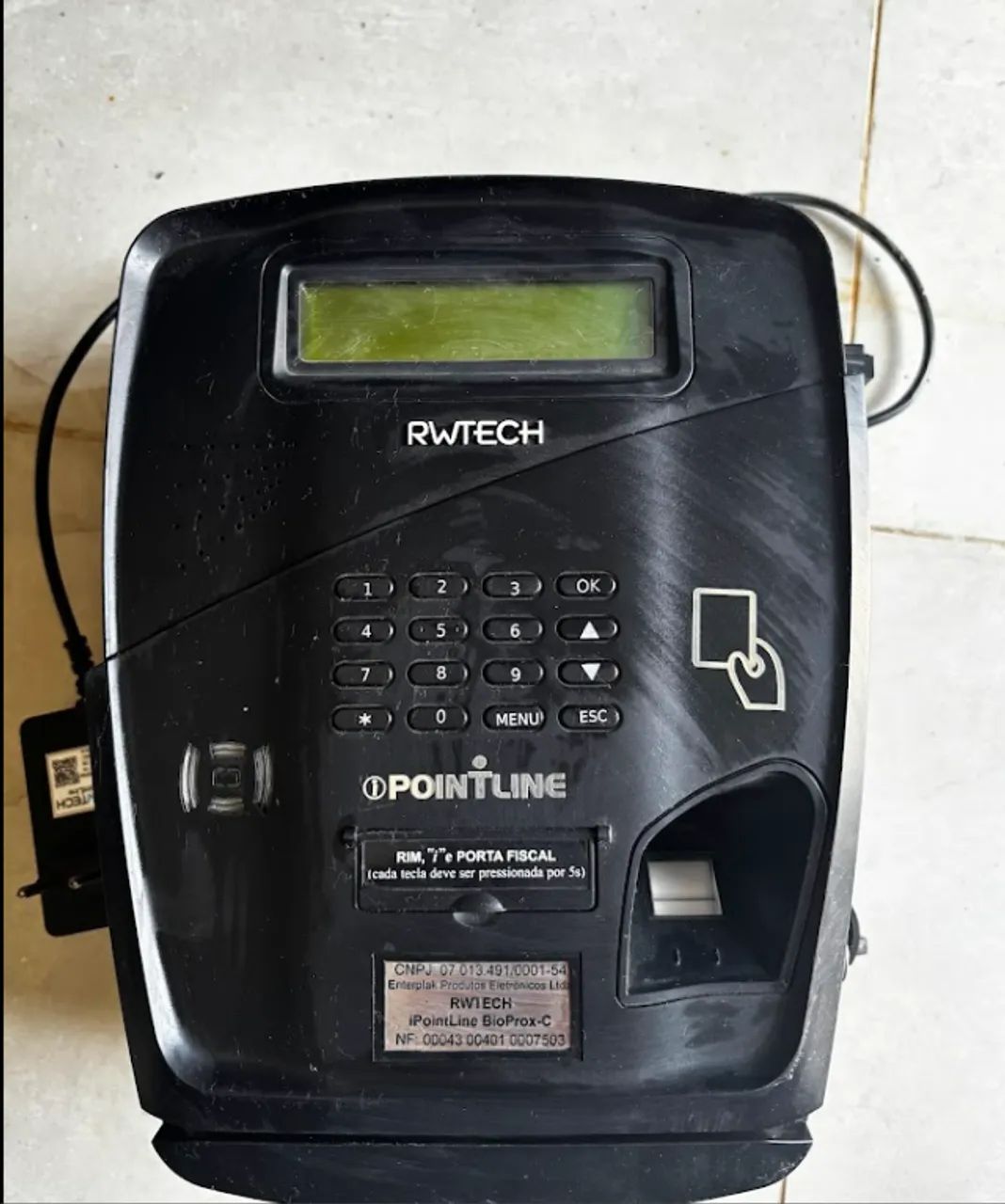 Relógio de Ponto RWTECH
