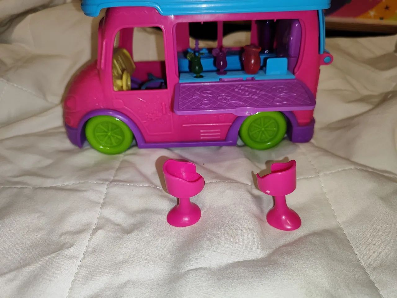 kit polly pocket van de limonada e barraca de acampamento - Foto 3