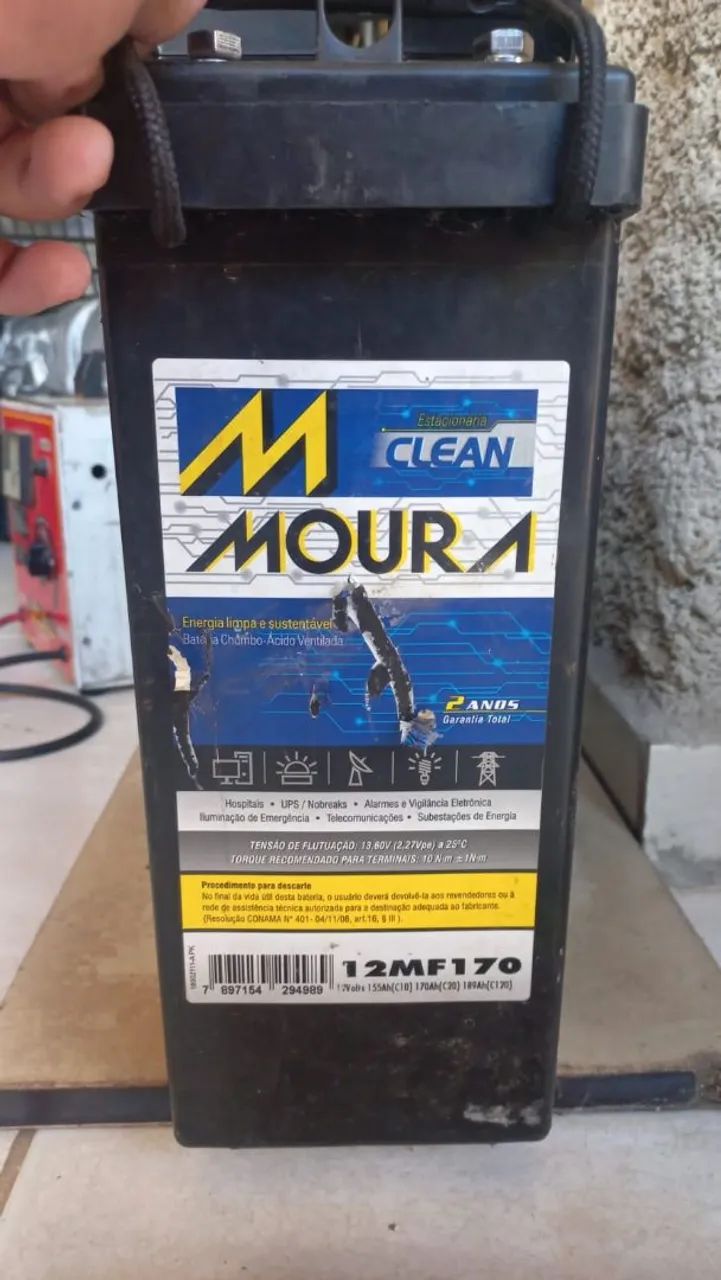 Bateria moura clean 170ah