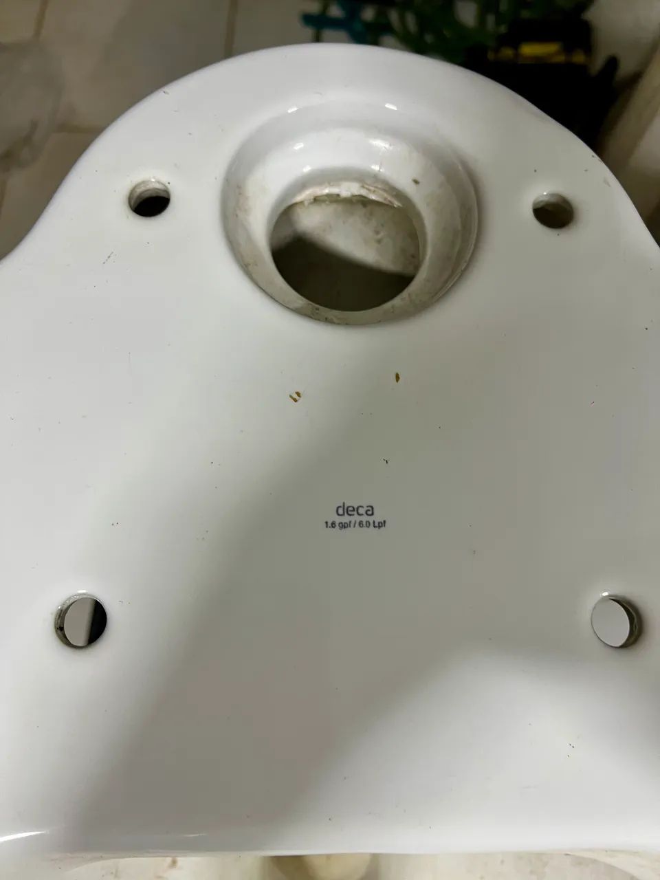 Vaso sanitário Deca Delux quadrado sem caixa  - Foto 4