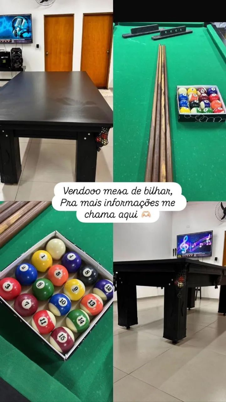 Vendo Mesa de Bilhar