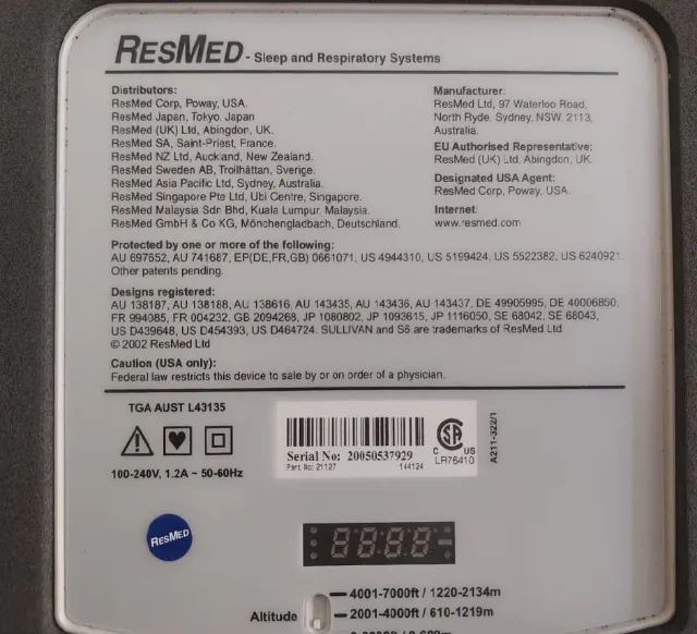 CPAP ResMed S6 Lightweight  - Foto 3