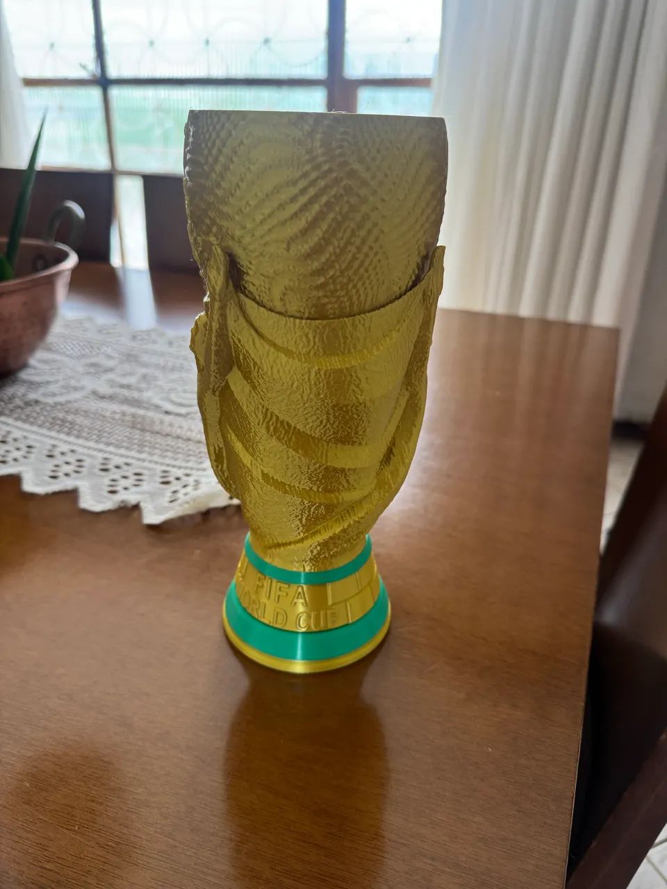 Porta copo da taça da copa do mundo 