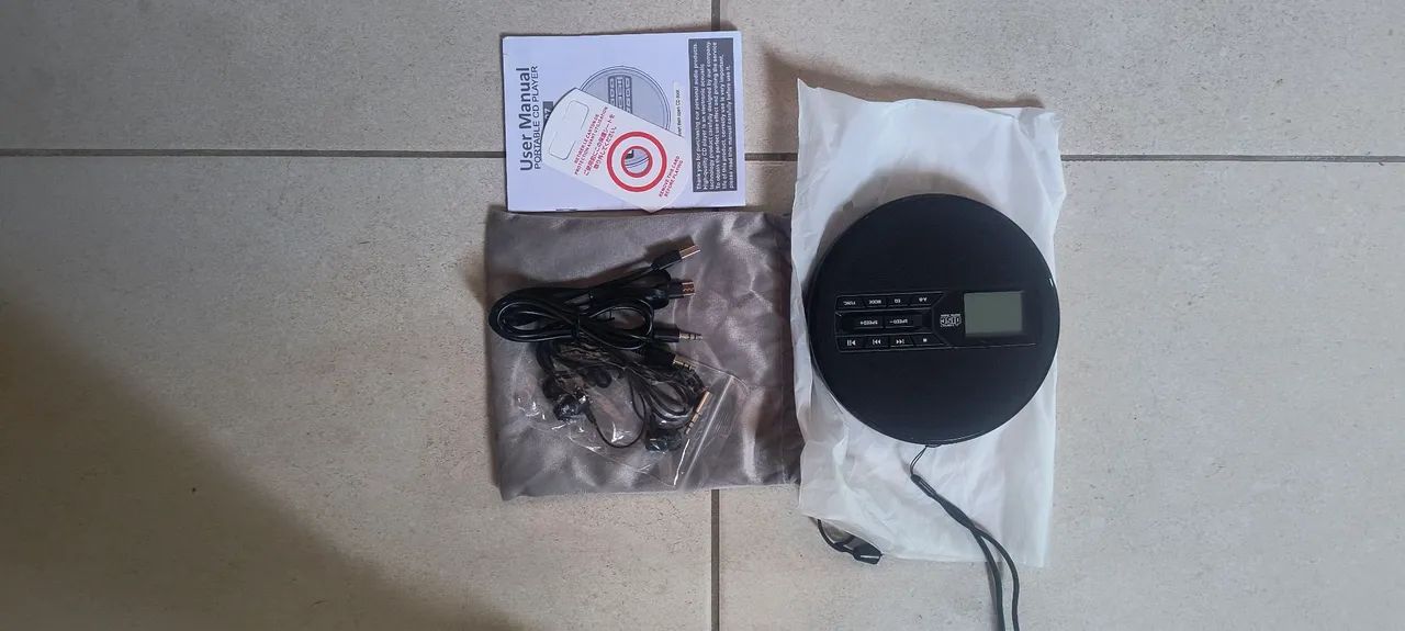 Combo Diskman e Fone de Ouvido Bluetooth - Pra Vender Rapido - Foto 2