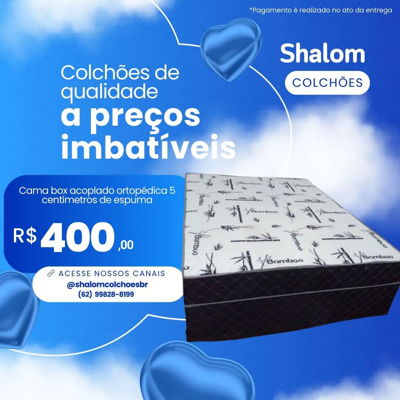 Cama box casal acoplado 